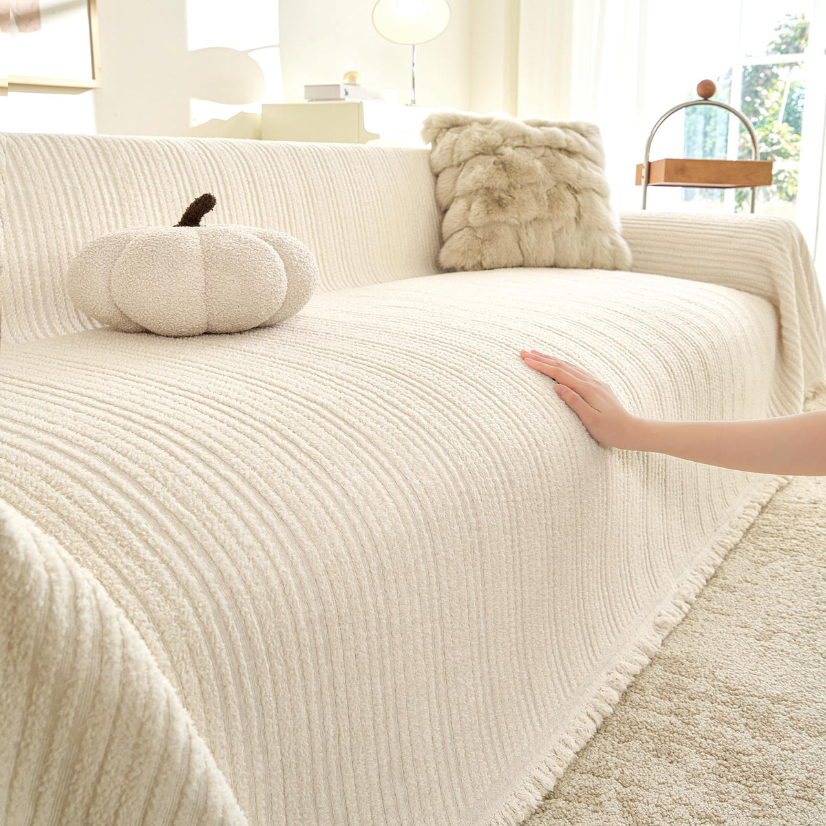 Couch Covers for Dogs, Sofa Covers for 3 Cushion Couch Washable