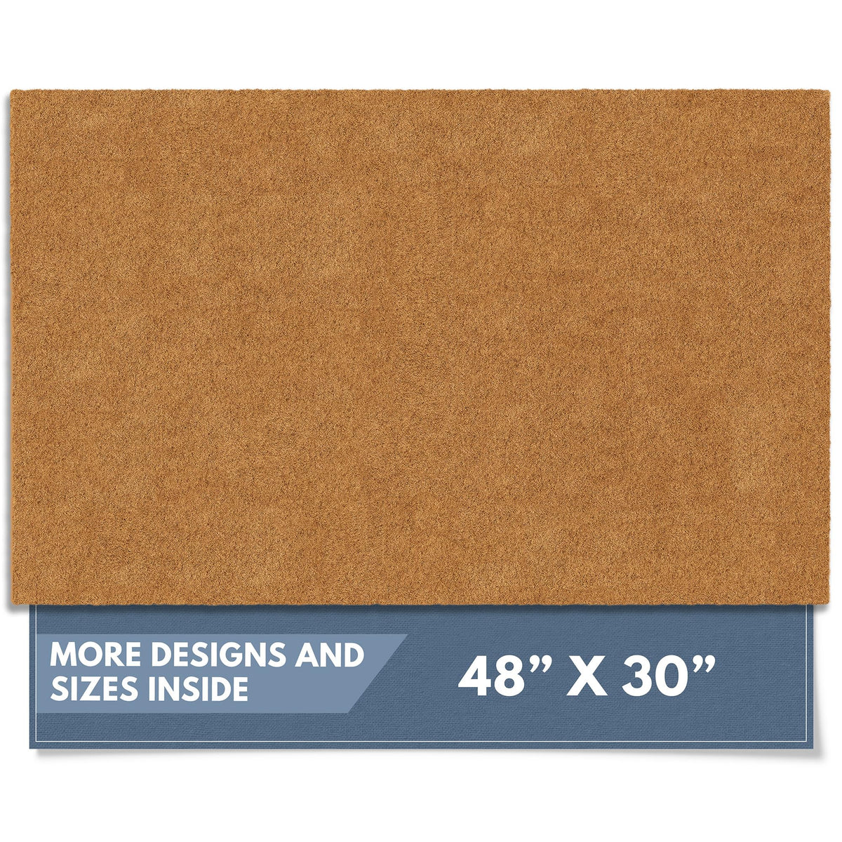Barnyard Designs Natural Coco Coir Non-Slip Doormat (24x36, Welcome)