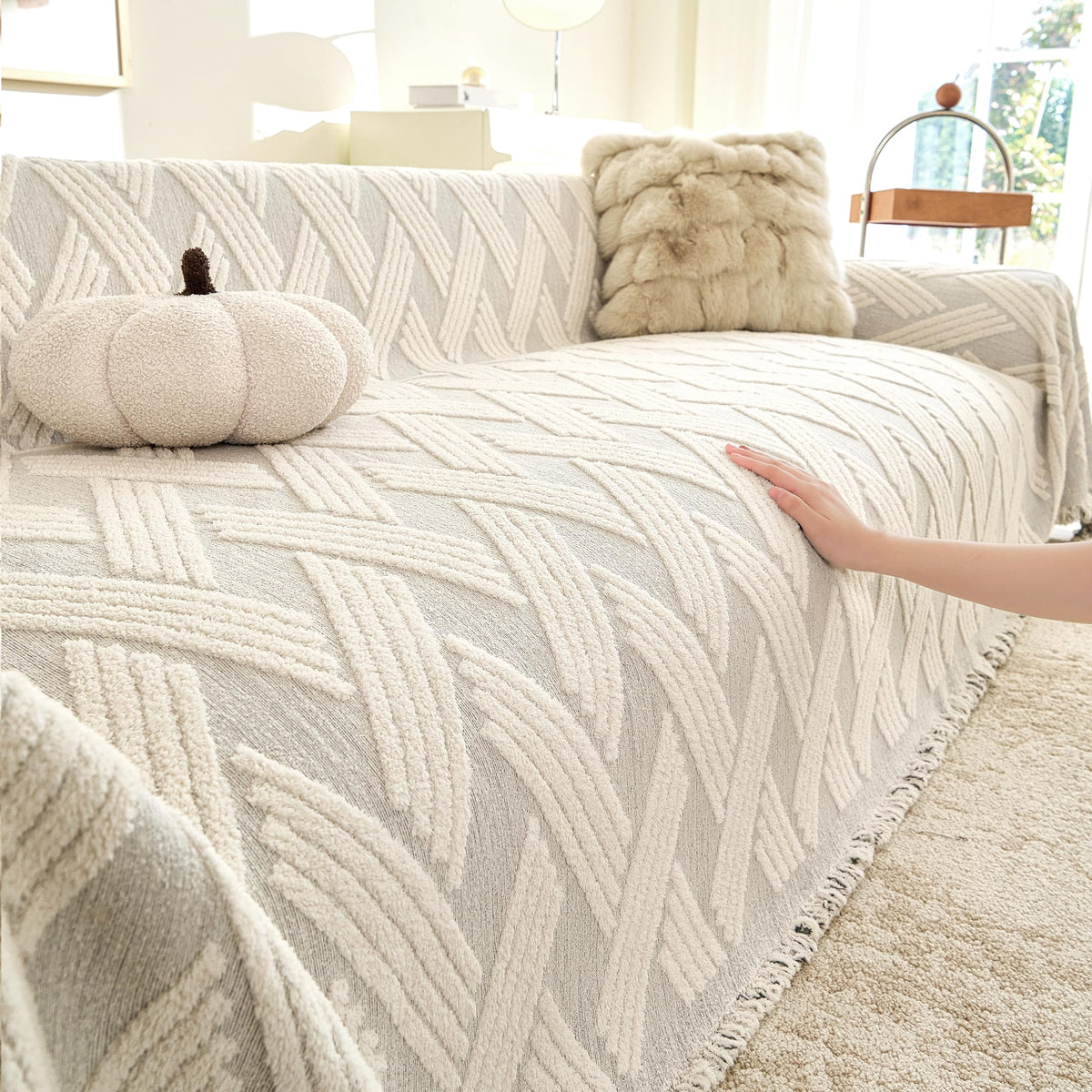 Couch Covers for Dogs, Sofa Covers for 3 Cushion Couch Washable