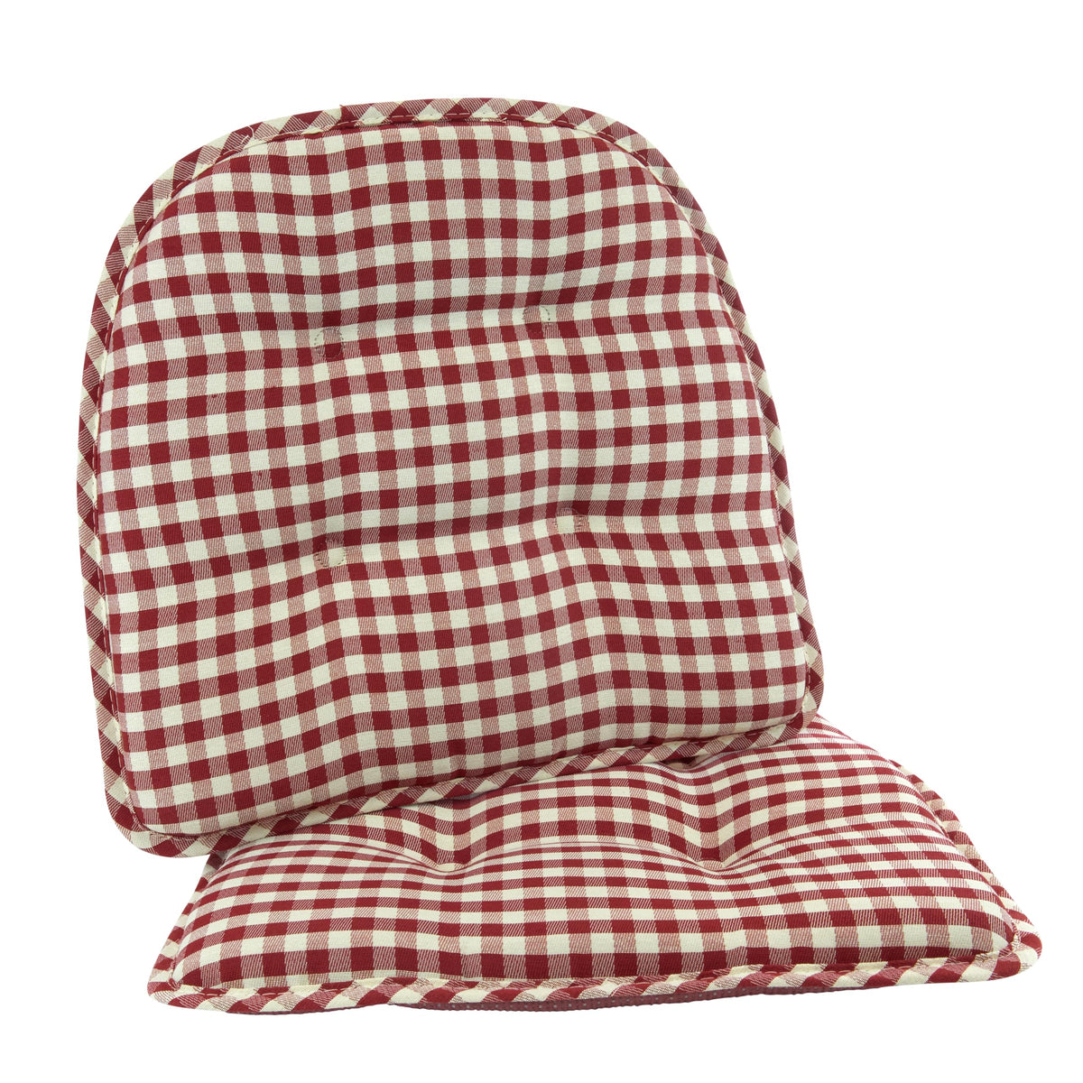 Non-Slip Chair Cushions, Assembled in USA, U-Shaped Skid-Proof Seat Pads for Dining Room, Kitchen, Office, 15"x16"