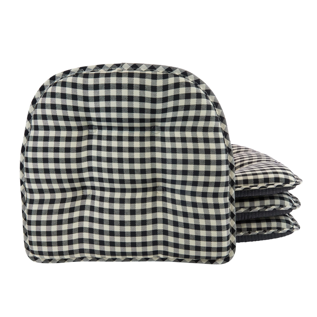 Non-Slip Chair Cushions, Assembled in USA, U-Shaped Skid-Proof Seat Pads for Dining Room, Kitchen, Office, 15"x16"