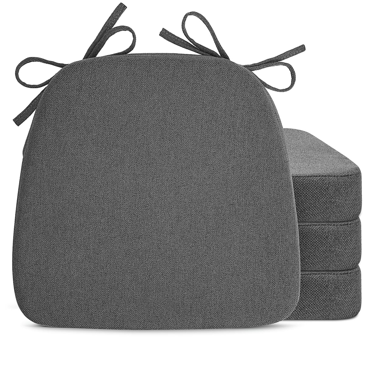 Sunsleek Chair Cushions for Dining Chairs D-Shaped Seat Cushions Chair Pads