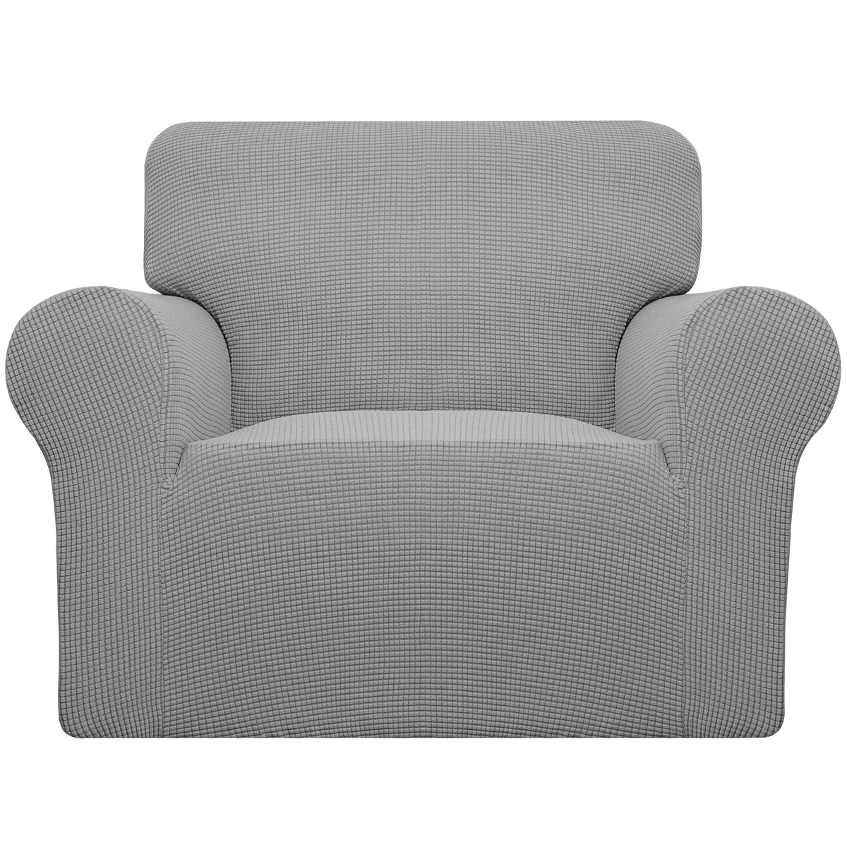 Easy-Going Stretch Loveseat Couch Covers Washable Dark Gray