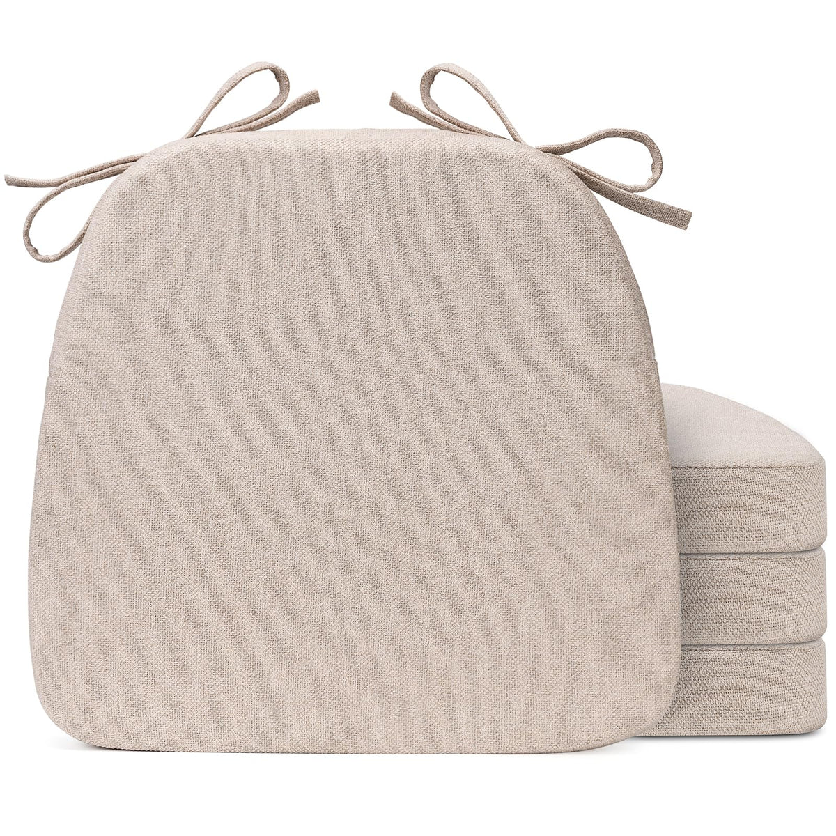 Sunsleek Chair Cushions for Dining Chairs D-Shaped Seat Cushions Chair Pads