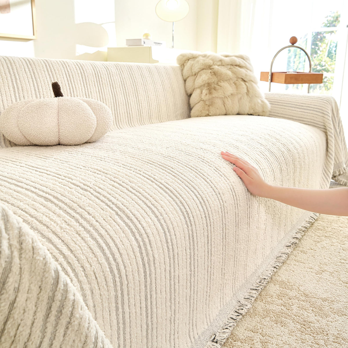 Couch Covers for Dogs, Sofa Covers for 3 Cushion Couch Washable