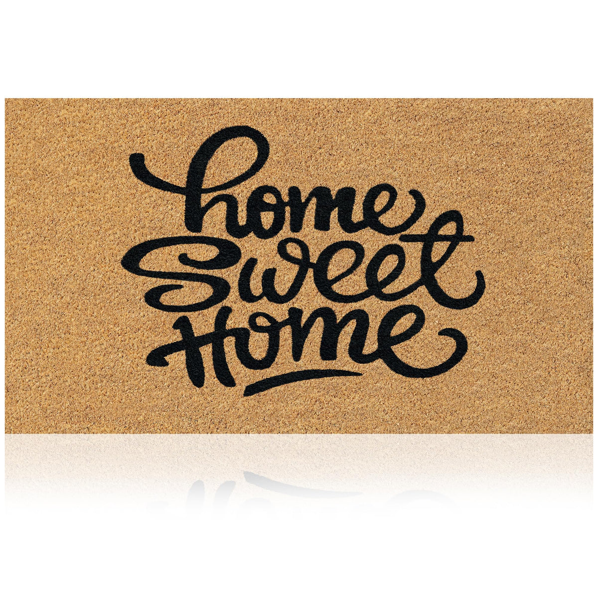 Coir Welcome Mat, Non-Slip, Welcome Classic 4, 17x29 in