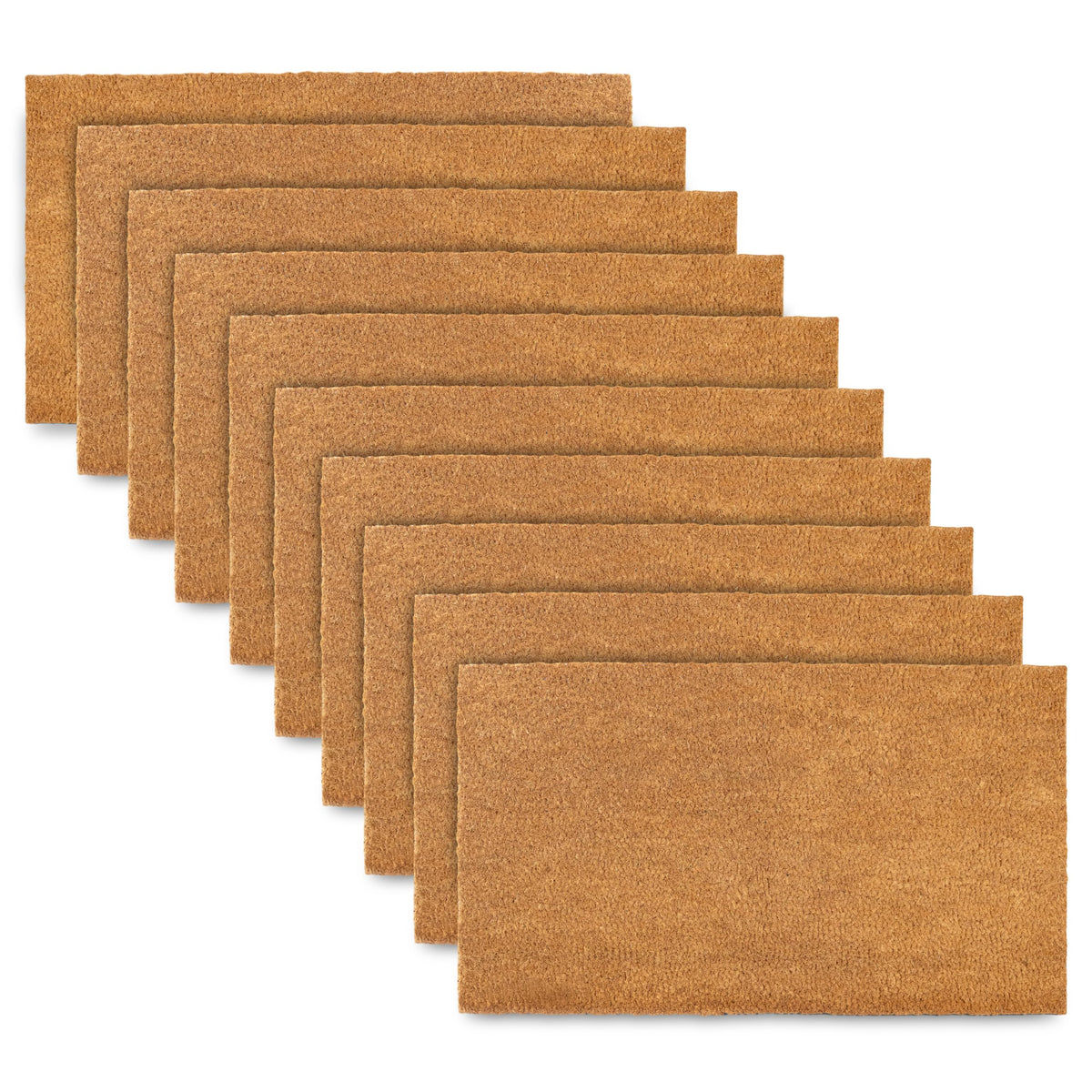 Blank Doormat Coir 30x17 Inch for Screen Printing, Welcome Mat Porch 10pk