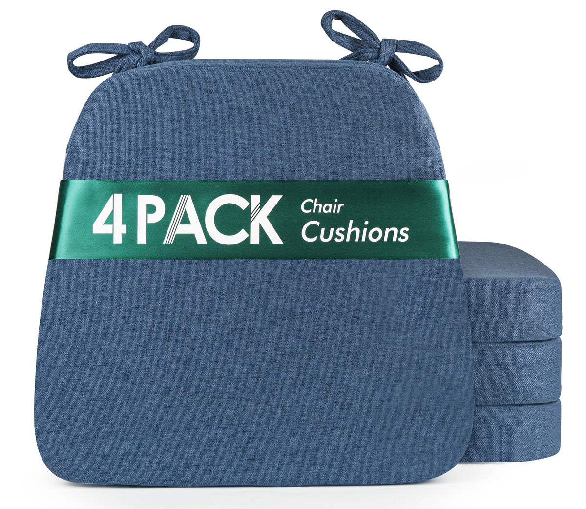 kingphenix Chair Cushions for Dining Chairs, Set of 4, 2.5 Inches Thick