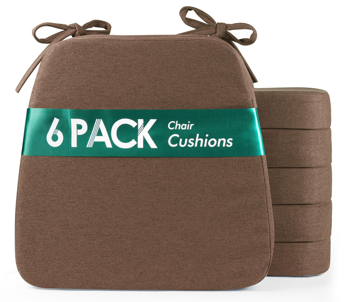 kingphenix Chair Cushions for Dining Chairs, Set of 4, 2.5 Inches Thick
