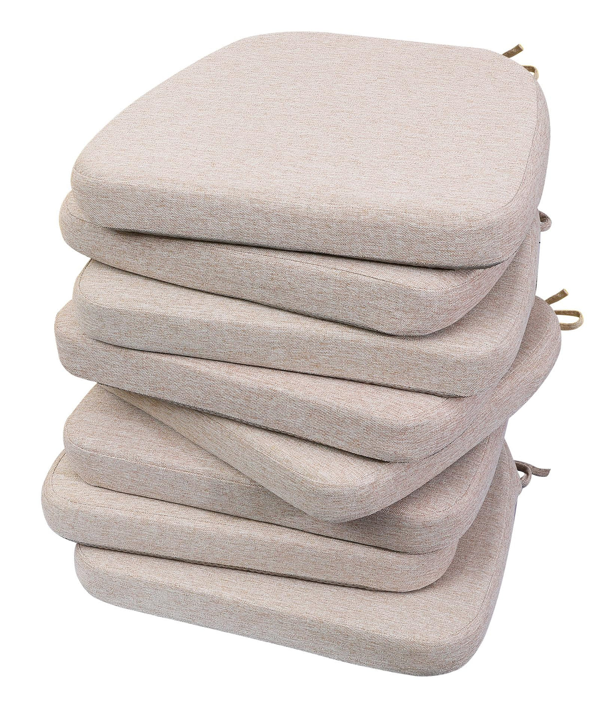 AAAAAcessories Chair Cushions for Dining Chairs, 17 x 16 x 2 in, Set of 6