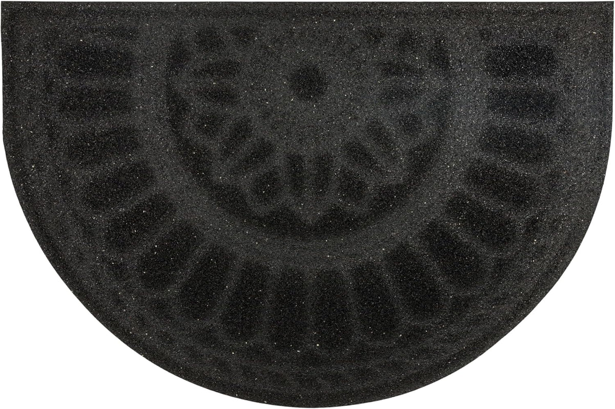 Mohawk Home Swirl Style Casual Ornamental Denim Blue 2' X 3' All Weather Outdoor Door Mat Perfect for Porch, Garage