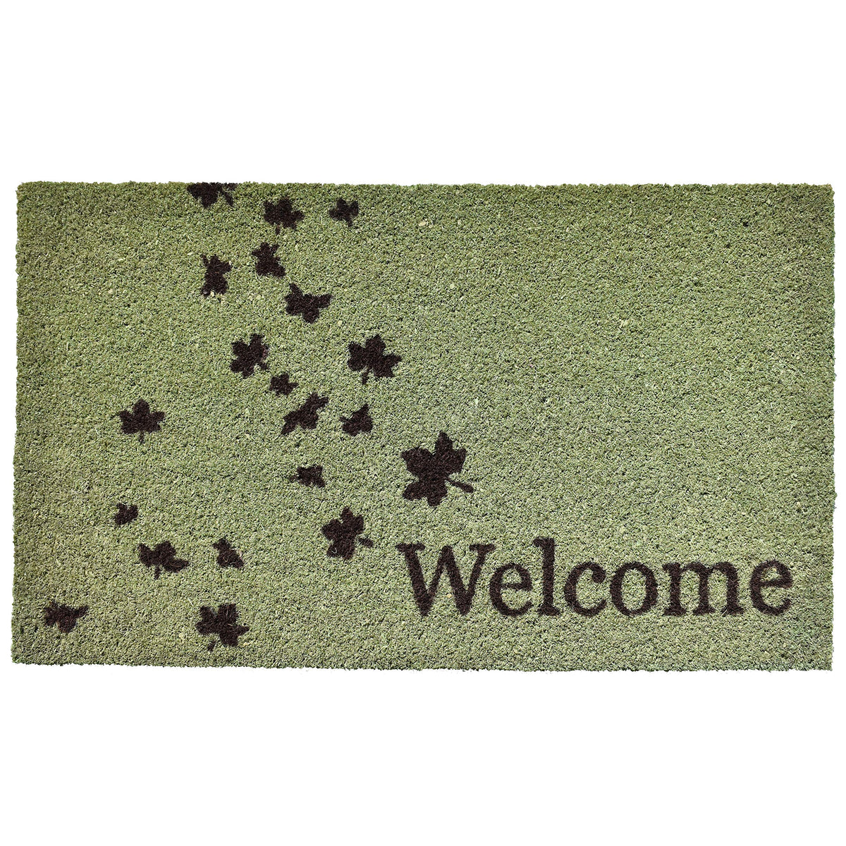 Calloway Mills 121981729 Nature's Bounty Outdoor Coir Doormat, Non Slip Vinyl Backing,Fall Front Door Mat,17" x 29", Multicolor