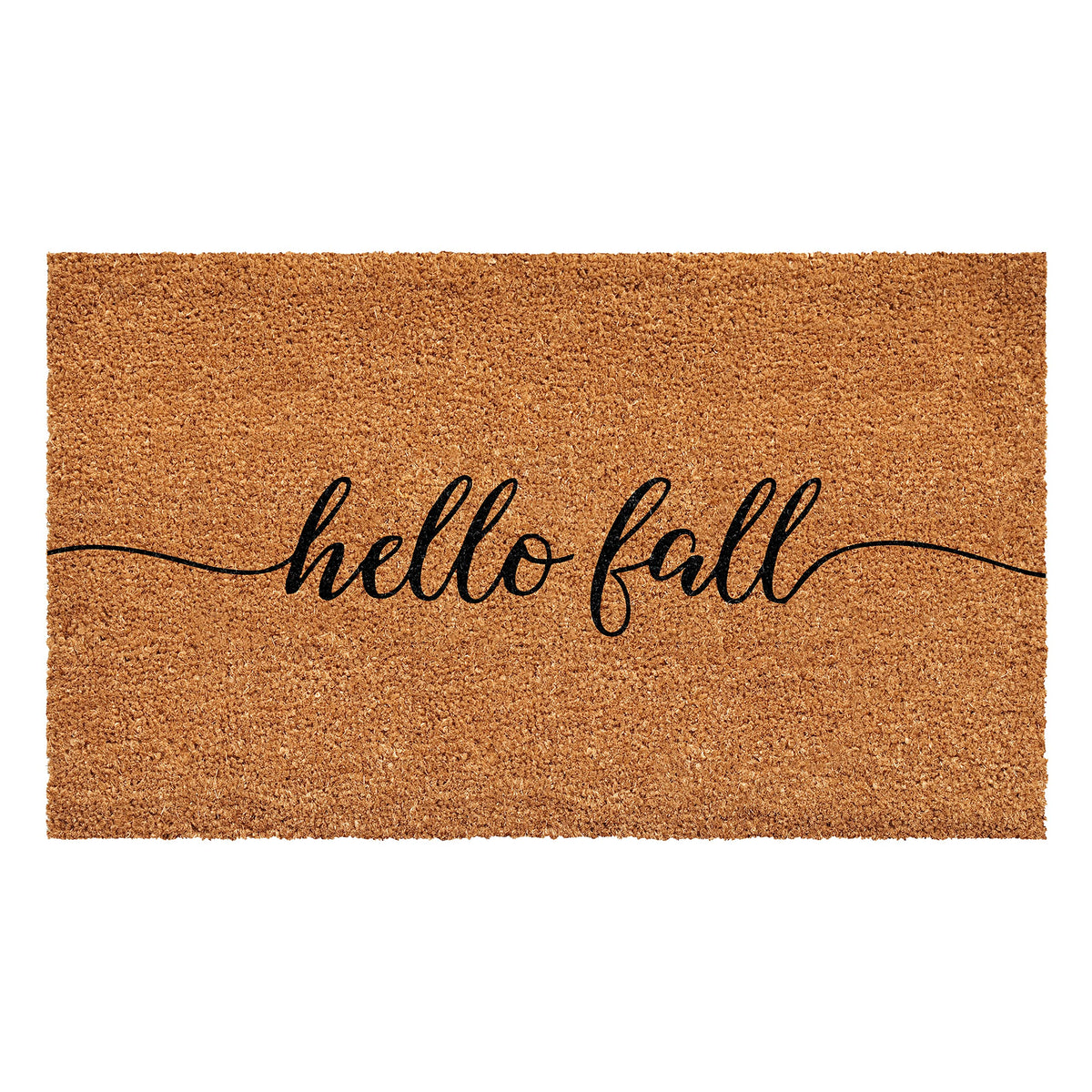Calloway Mills 121981729 Nature's Bounty Outdoor Coir Doormat, Non Slip Vinyl Backing,Fall Front Door Mat,17" x 29", Multicolor