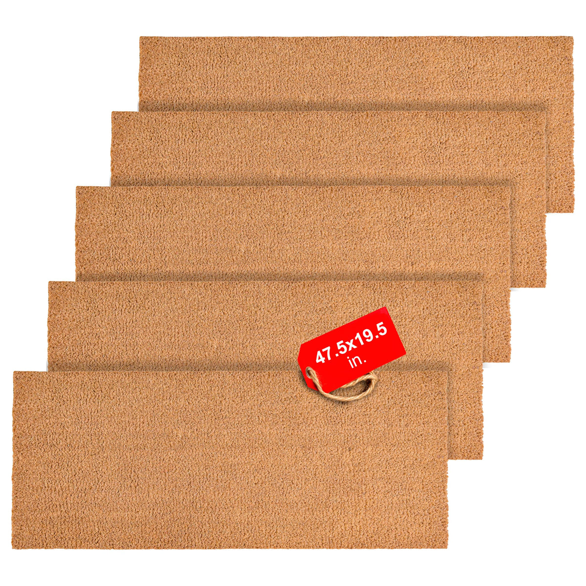 Blank Doormat Coir 30x17 Inch for Screen Printing, Welcome Mat Porch 10pk
